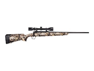 Savage Arms Axis Bolt Action Centerfire Rifle 22-250 Remington 22" Barrel Blued and Mossy Oak Break-Up Country With Scope image