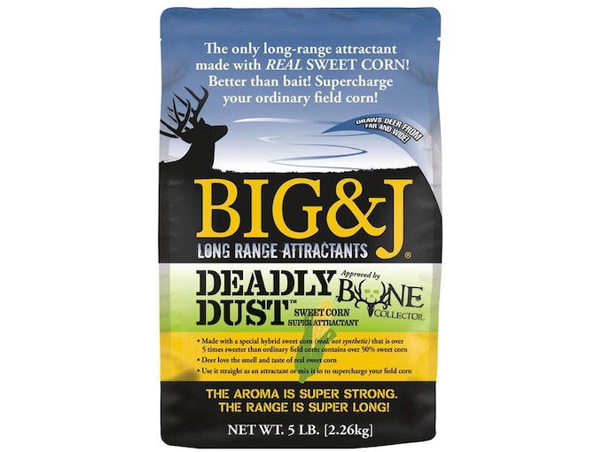 Big & J Deadly Dust Granular Deer Attractant Sweet Corn 5 lb