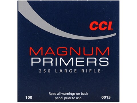 CCI Large Rifle Mag Primers #250 Box of 1000 (10 Trays of 100)