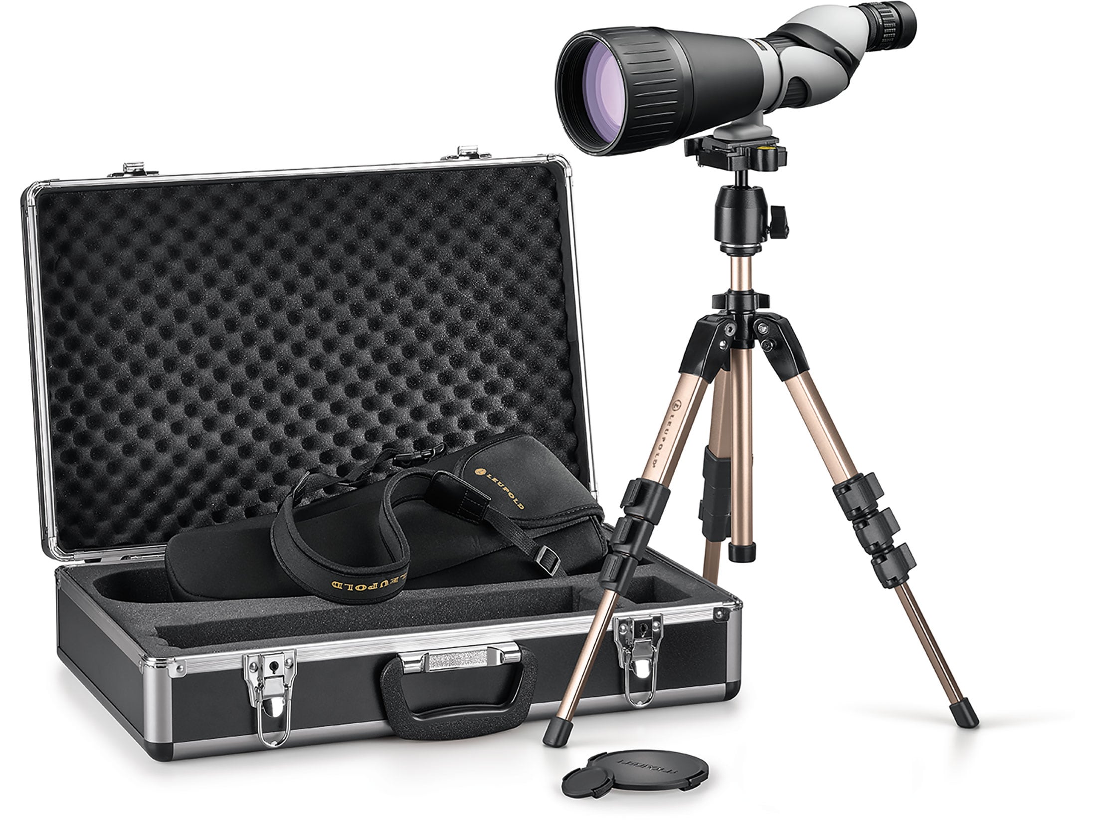 Lot - Rugged Exposure Spotting Scope, Tripod, Carry Case