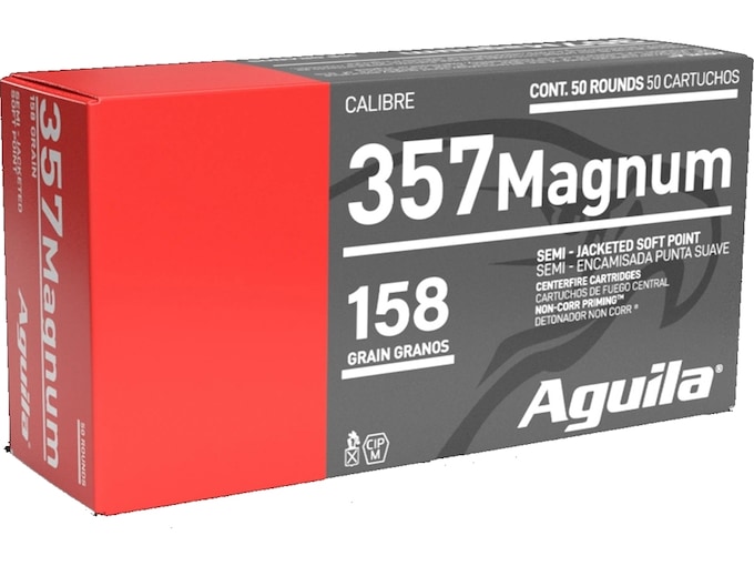 Aguila Ammunition 357 Magnum 158 Grain Semi-Jacketed Soft Point