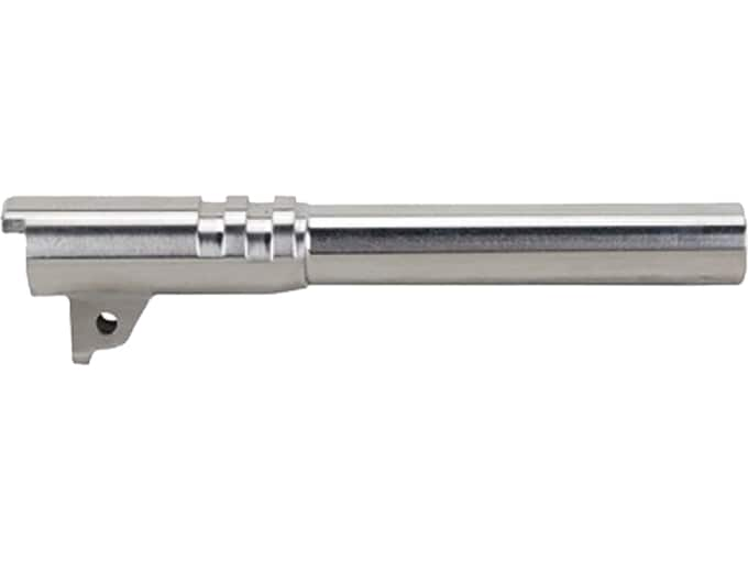 Nighthawk Custom Match Grade Barrel with Bushing 1911 Government 45 ACP 1 in 16" Twist 5" Stainless Steel