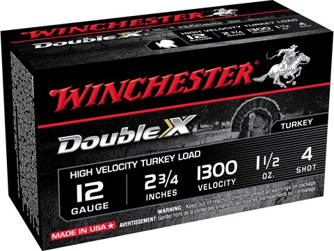 Winchester Double X High Velocity Turkey Lead Shot 10 Gauge Ammo 4