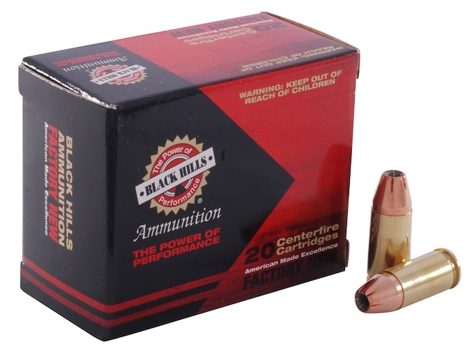 Black Hills Ammo 9mm Luger +P 124 Grain Jacketed Hollow Point Box of