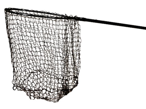  Ranger Nets Knotless Flat Bottom Rubber Coated Net with  Telescopic Octagon Handle, 25x25-Inch, Black : Fishing Nets : Sports &  Outdoors