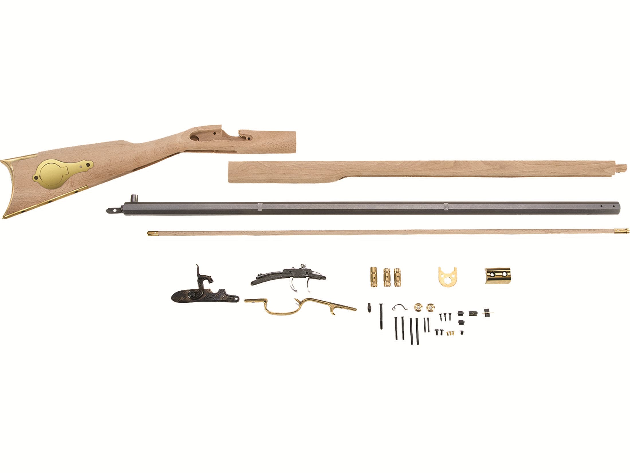 Traditions Deluxe Kentucky Muzzleloading Rifle Kit 50 Cal Percussion