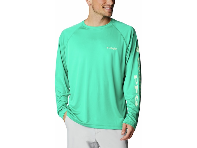 Columbia Terminal Tackle PFG Drapeau à Manches Longues T-Shirt, White