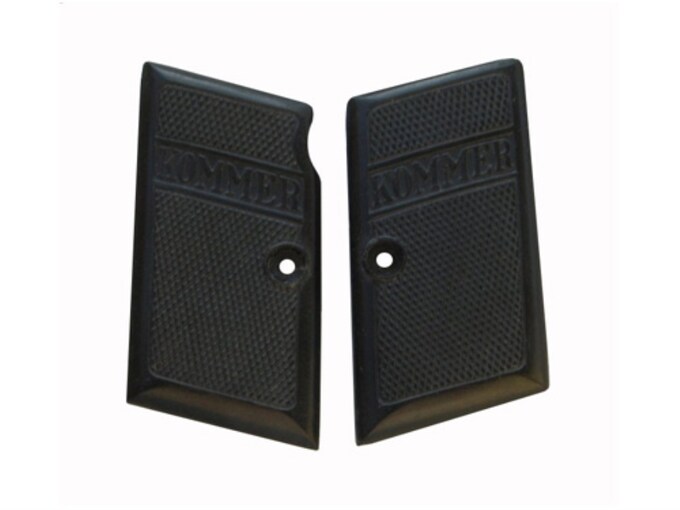 Vintage Gun Grips Kommer 3 Late-Style 25 ACP Polymer Black