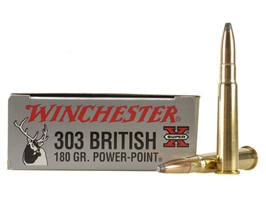 Winchester Super-X Ammo 303 British 180 Grain Power-Point Box of 20