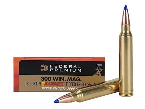 Federal Premium Hyper Velocity Ammo 300 Winchester Mag 130 Grain
