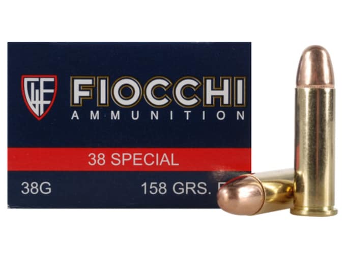 Fiocchi Range Dynamics Ammunition 38 Special 158 Grain Full Metal Jacket Box of 50