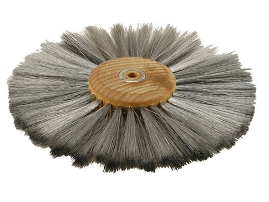 Grobet 6″ Diameter 4 Row Brushing Wheel .003 Stainless Steel
