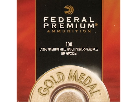 Federal Premium Gold Medal Large Rifle Mag Match Primers #215M Box of