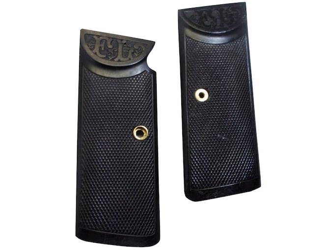 Vintage Gun Grips Langenhan FL Selbstlader without Ejector Port 32 ACP Polymer Black