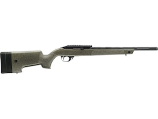 Bergara BXR Semi-Automatic Rimfire Rifle 22 Long Rifle 16.5" Fluted Barrel Black and OD Green Precision image