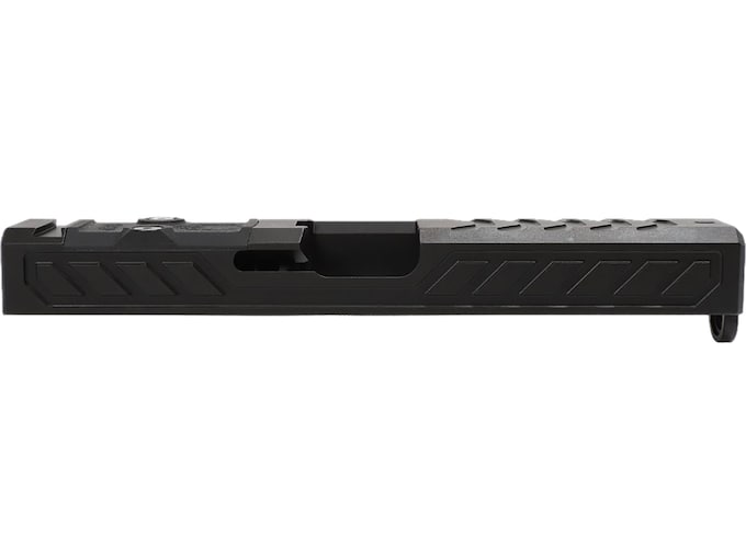 Grey Ghost Precision V6 Slide Glock 19 Gen 5 RMR, DeltaPoint Pro Cut Stainless Steel Black
