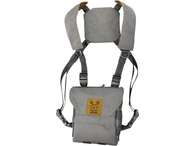T&K Hunting Gear Gen 2 Binocular Harness Medium Wolf Gray