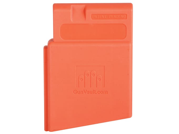 GunVault MagVault AR15 Mag Well Safety Gun Lock Polymer Orange