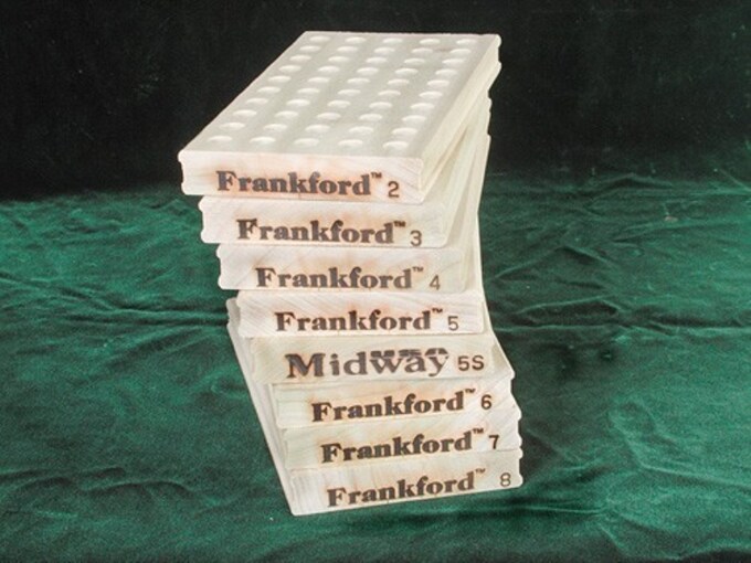 Frankford Arsenal Classic Wood Reloading Tray 8PK