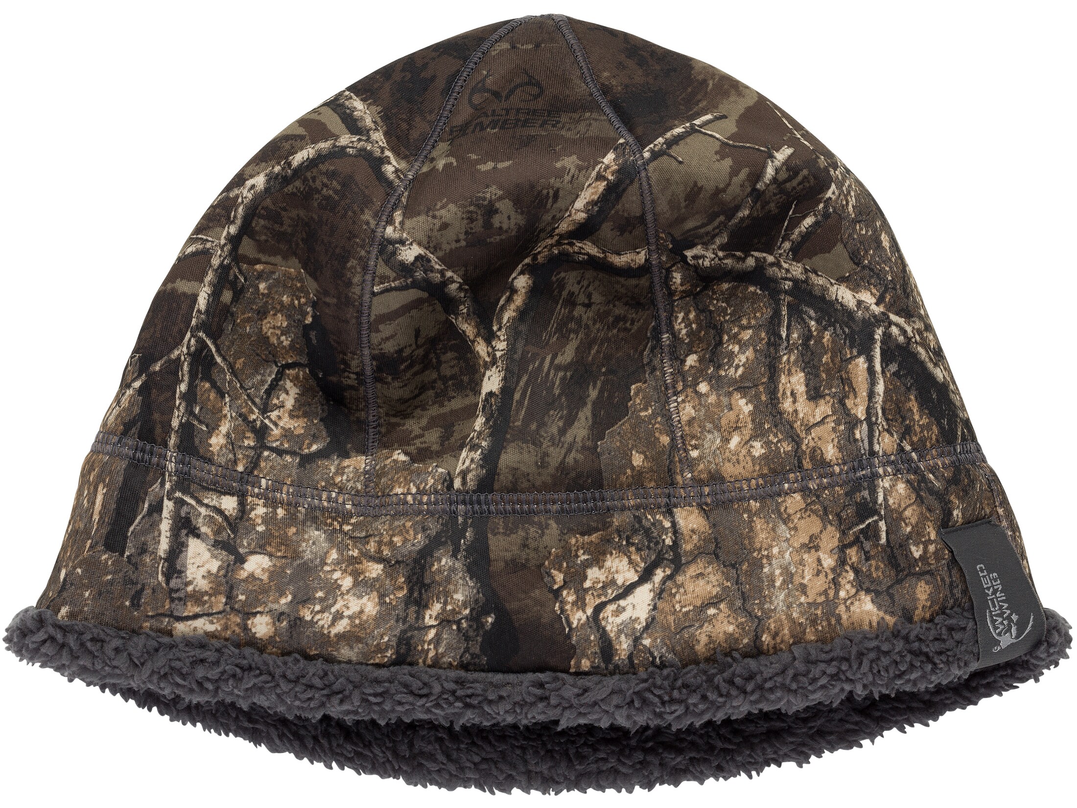 Browning Men's Wicked Wing High Pile Beanie Realtree Timber One Size