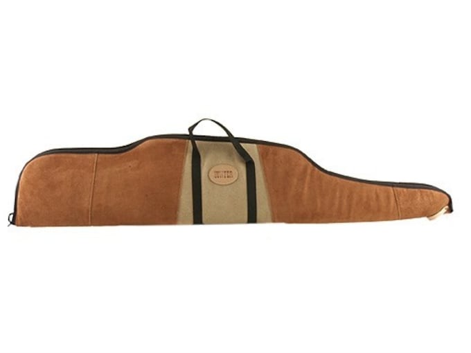 Hunter Scoped Rifle Case 50 Suede-Leather Tan