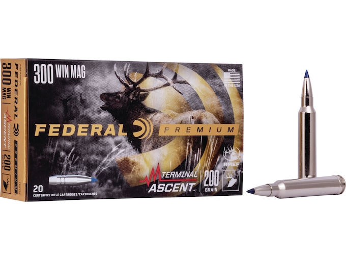 Federal Premium Terminal Ascent Ammunition 300 Winchester Magnum 200 Grain-img-0