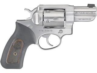 Ruger GP100 Revolver 357 Magnum 2.5" Barrel 6-Round Stainless Black image