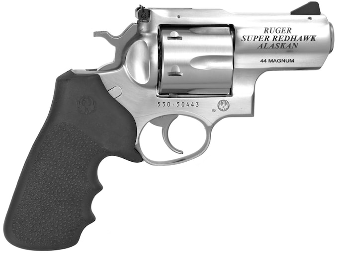 Ruger Super Redhawk Alaskan Revolver 44 Remington Magnum 2.5" Barrel 6-Round Stainless Black