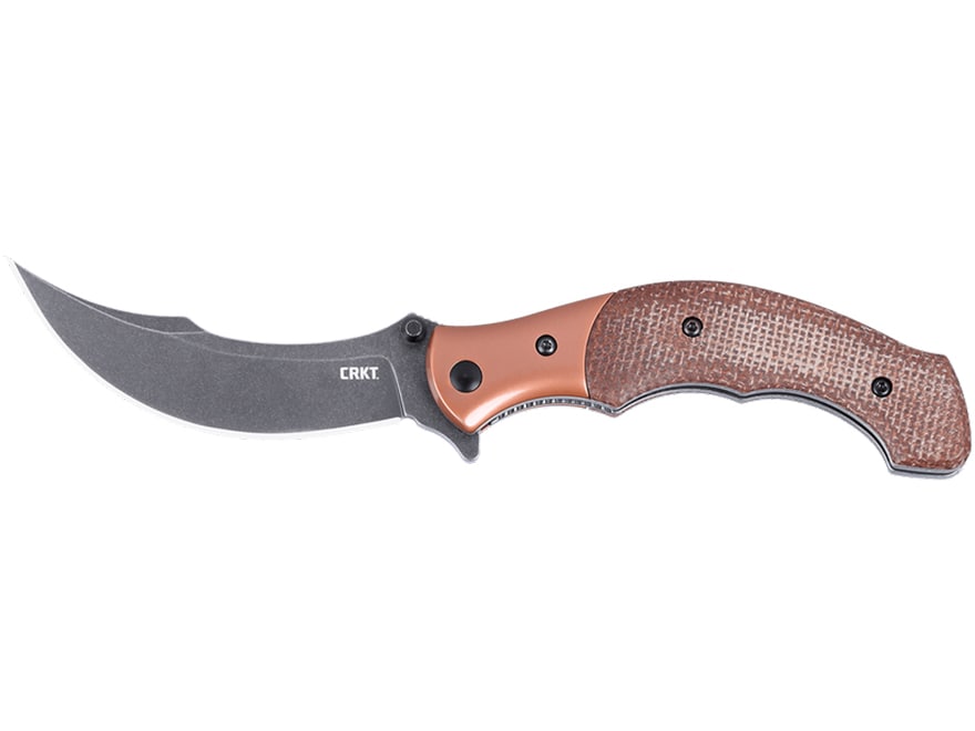 CRKT Snap Fire Rotating Wheel Locking Knife, Partially Serrrated