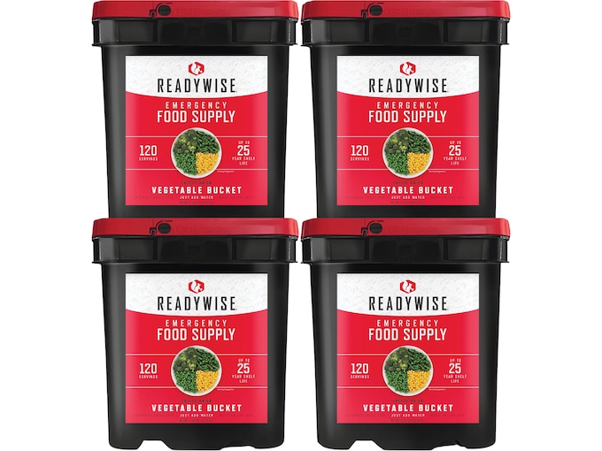 ReadyWise 480 Serving Vegetable Freeze Dried Food Kit