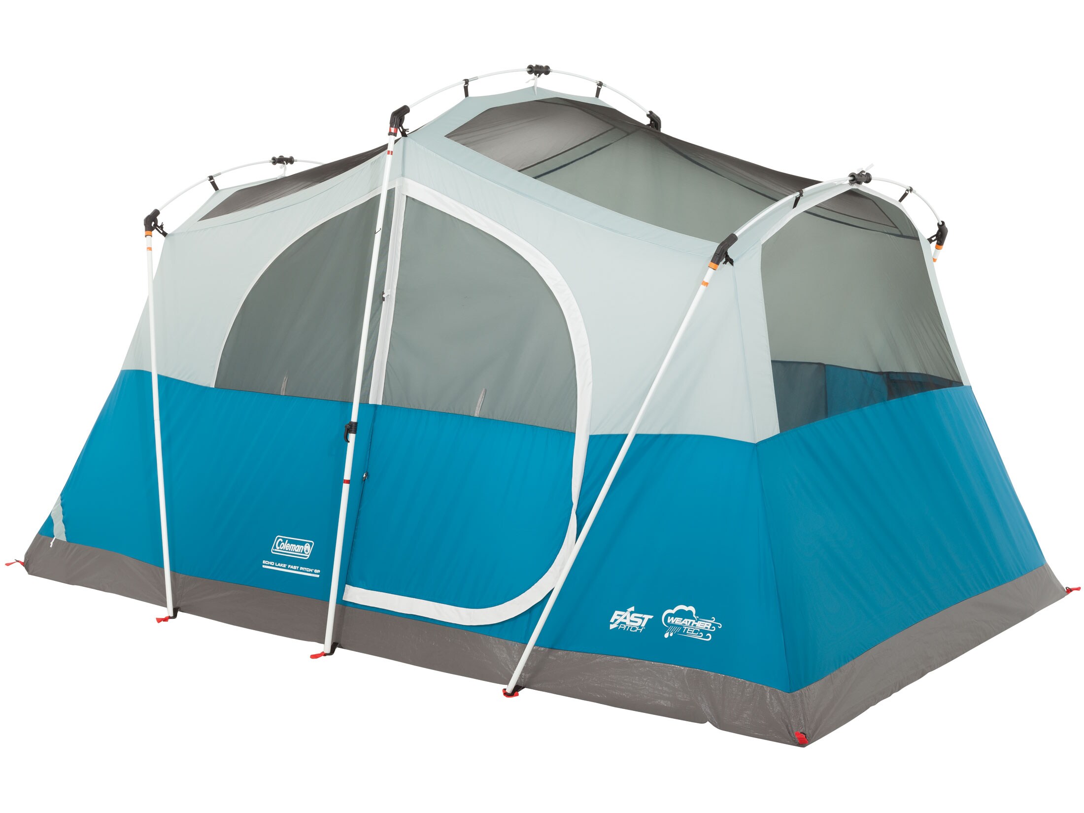 み*び様 Coleman Echo Lake 6人用テント Coleman Echo Lake Fast Pitch 6 Man Cabin Tent 144x84x76 Polyester Blue