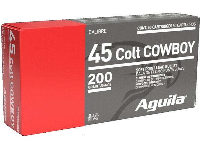 Aguila Ammunition 45 Colt (Long Colt) 200 Grain Soft Point