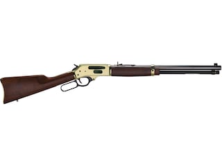 Henry Brass Side Gate Lever Action Centerfire Rifle 30-30 Winchester 20" Barrel Blued and Walnut Straight Grip image