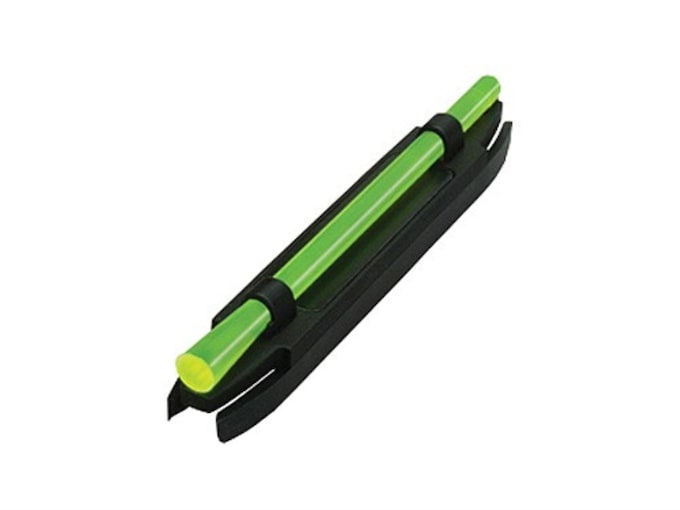 HIVIZ Magnetic Base Front Sight Shotgun with .218" to .328" Vent Rib Fiber Optic Green