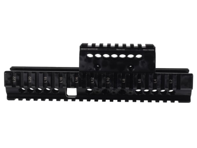 Midwest Industries 2-Piece Extended Handguard Quad Rail AK-47, AK-74 Aluminum