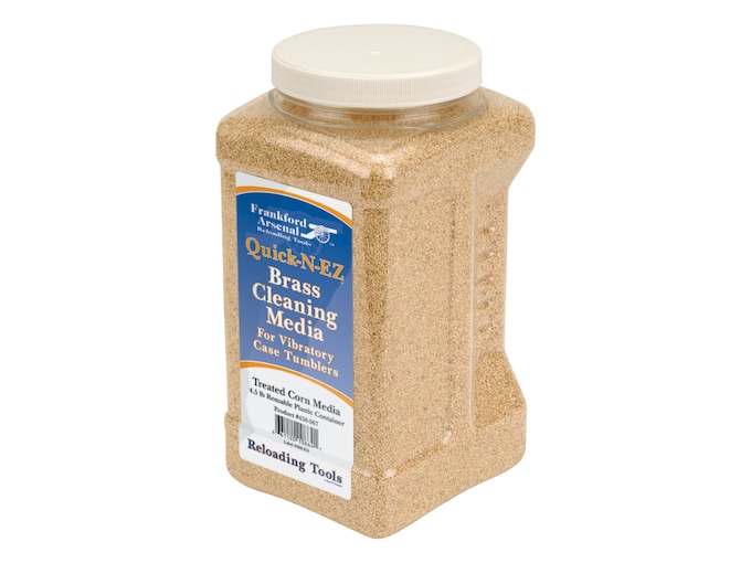 Frankford Arsenal Brass Cleaning Media Treated Corn Cob 41/2 lb Jug