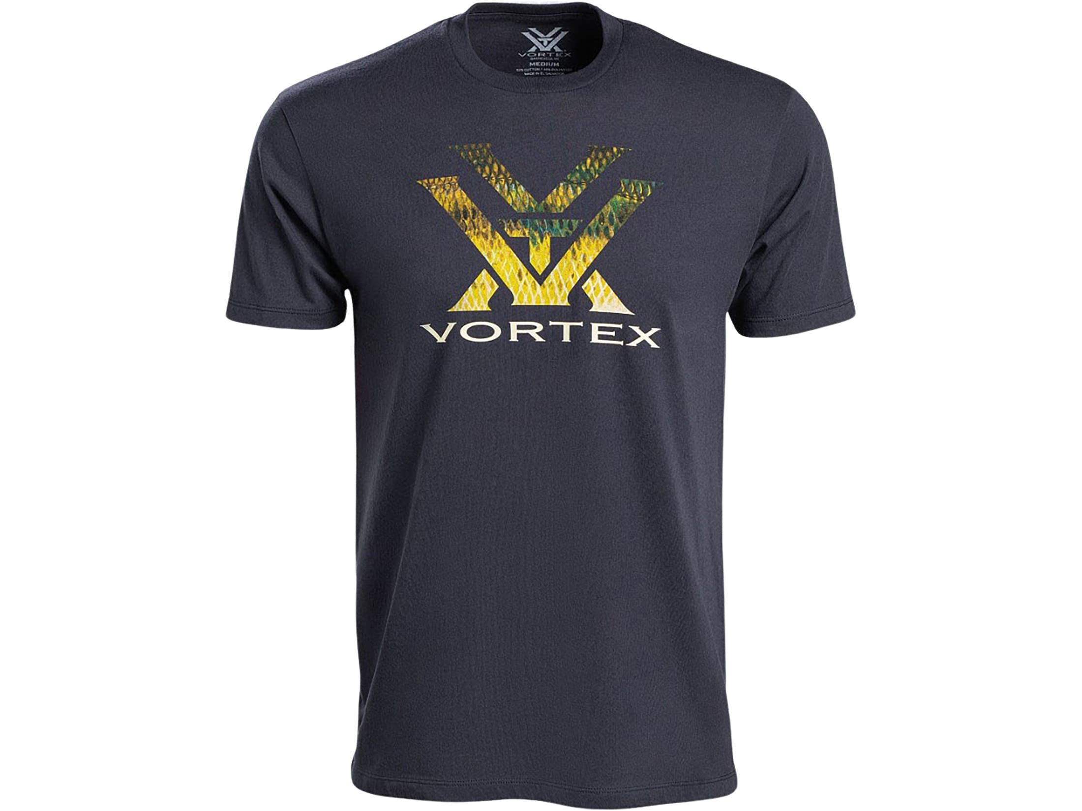 Vortex Optics Men’s Bass Core Logo Short Sleeve Crew Neck T Shirt