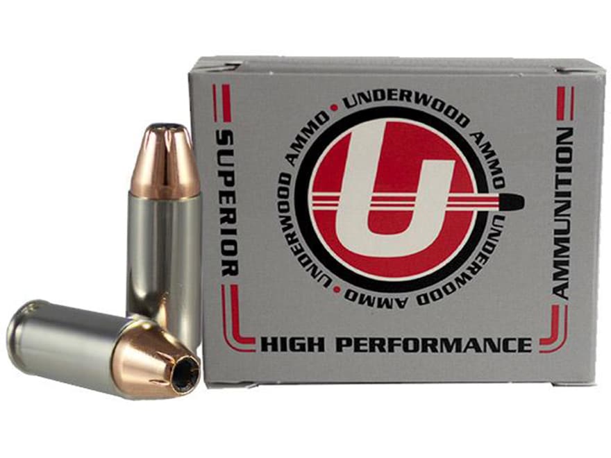洋楽 HOLLO POINT Underwood 38 Super +P Ammo 124 Grain Hornady XTP Jacketed Hollow Point