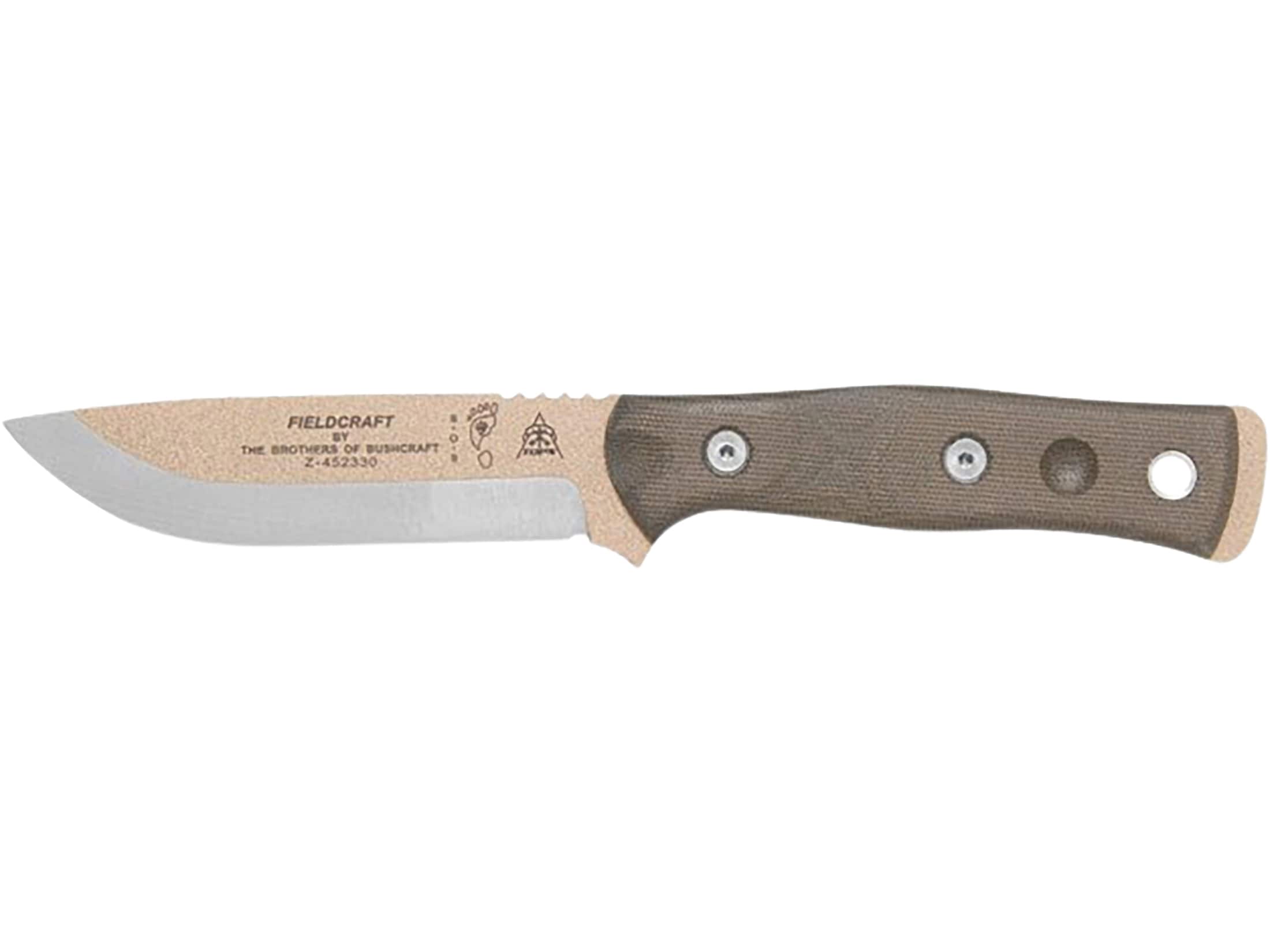 TOPS Knives B.O.B. Fieldcraft Fixed Blade Knife 4.75 Drop Point 1095