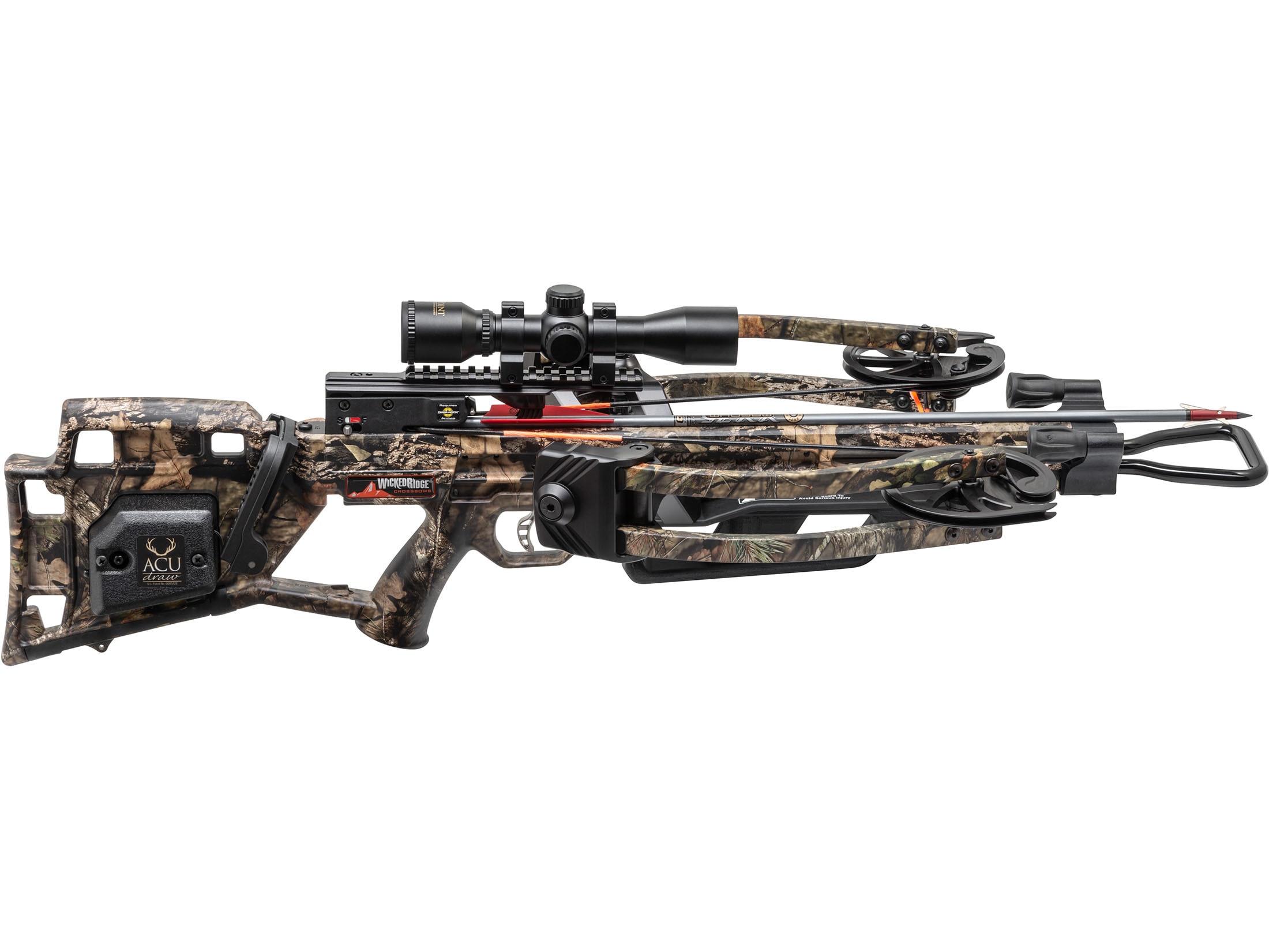 Wicked Ridge RDX 400 AcuDraw Crossbow Package Mossy Oak Country
