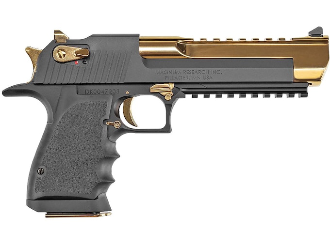 Magnum Research Desert Eagle L6 Series Semi-Automatic Pistol 50 Action Express 6" Barrel 7-Round Black/Gold