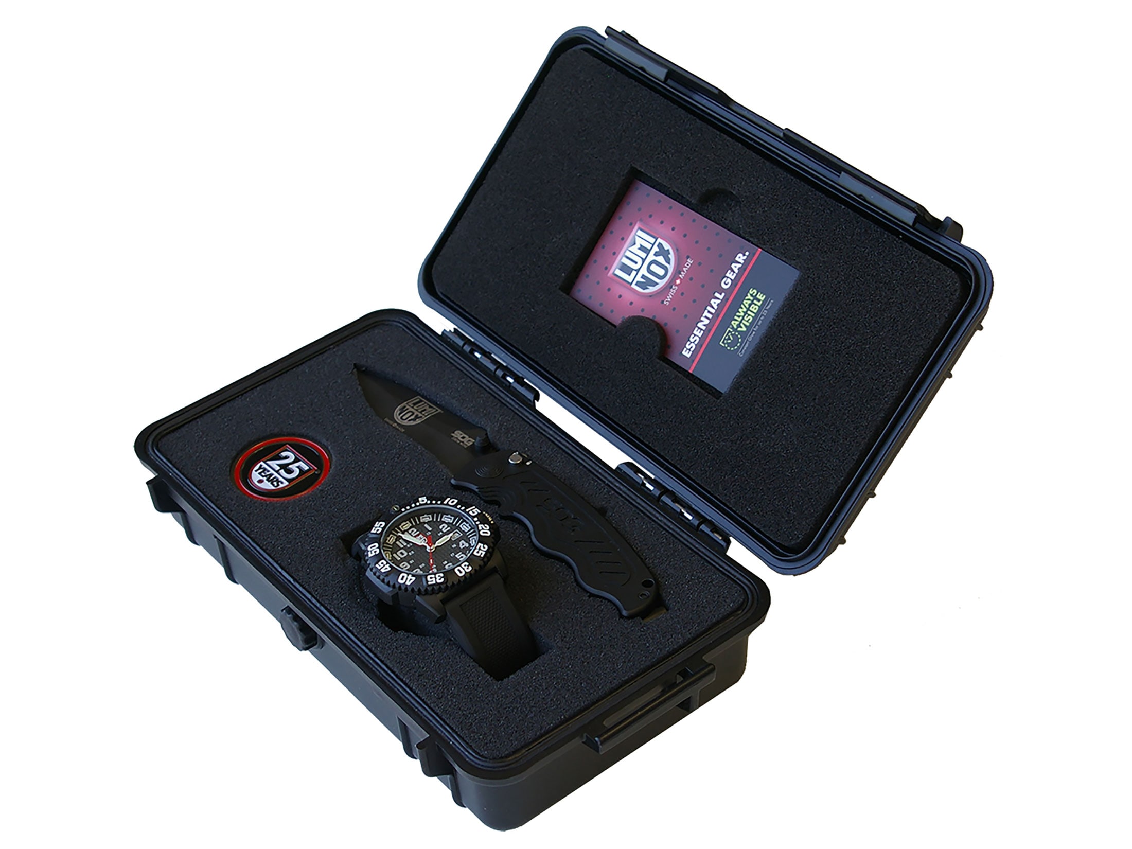 Luminox Navy SEAL Colormark 25th Anniversary Watch Gift Set