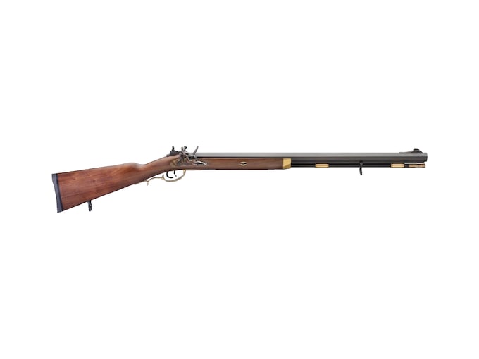 Pedersoli Traditional Hawken Hunter Muzzleloading Rifle Flintlock 28" Blued Barrel Walnut Stock