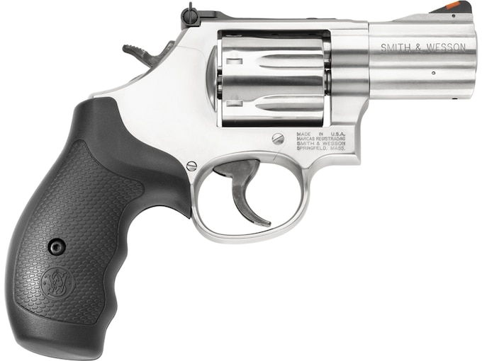 Smith & Wesson Model 686 Plus Revolver 357 Magnum, 38 S&W Special +P 7-Round Stainless, Synthetic Black