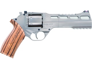 Chiappa Rhino 60DS Revolver 357 Magnum 6" Barrel 6-Round Chrome Walnut image