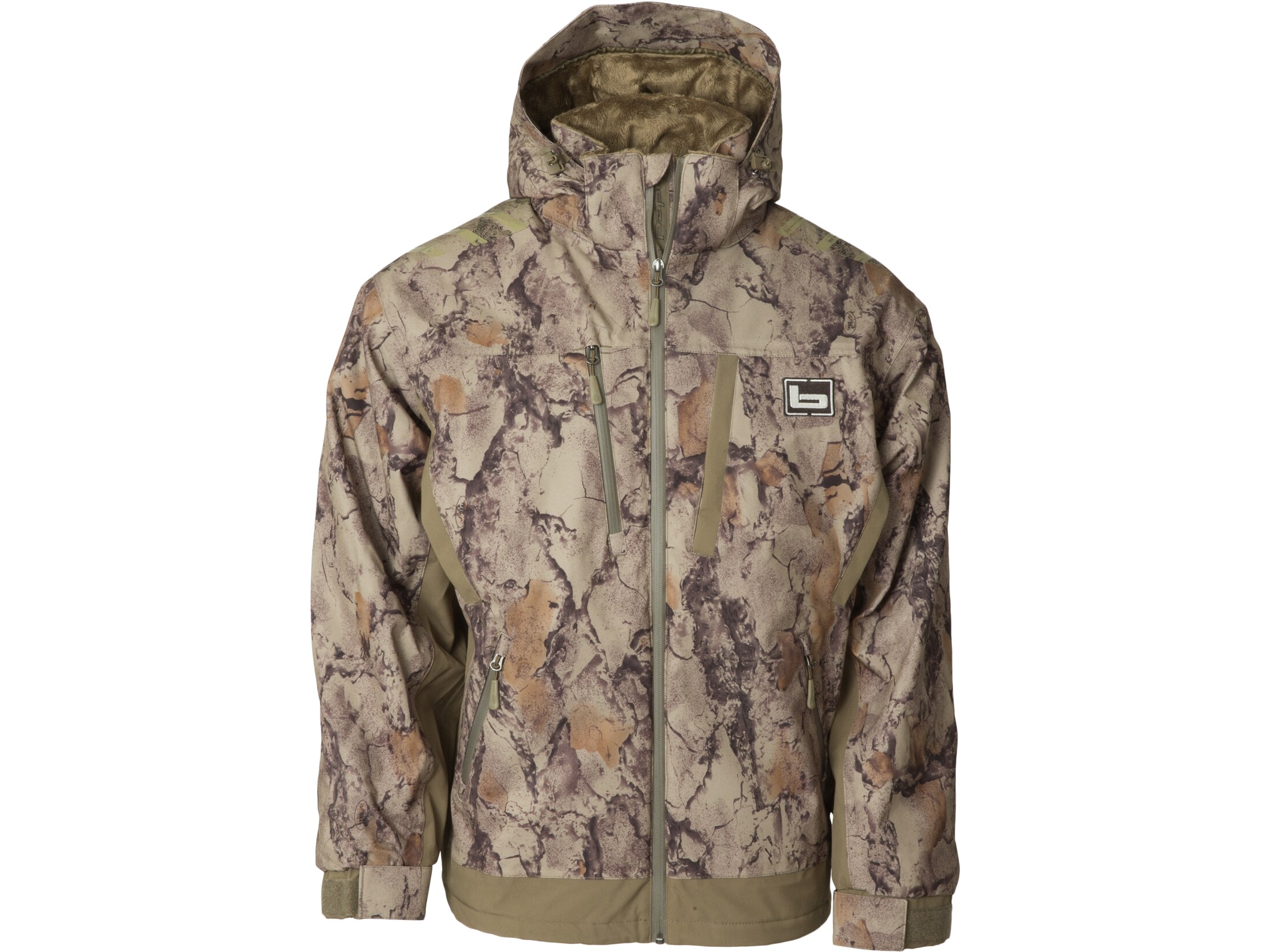 banded rain jacket