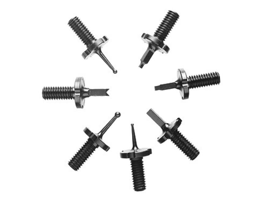 7 PK/Set Precision Front Sight Post Body Assortment Replacement Kit Steel
