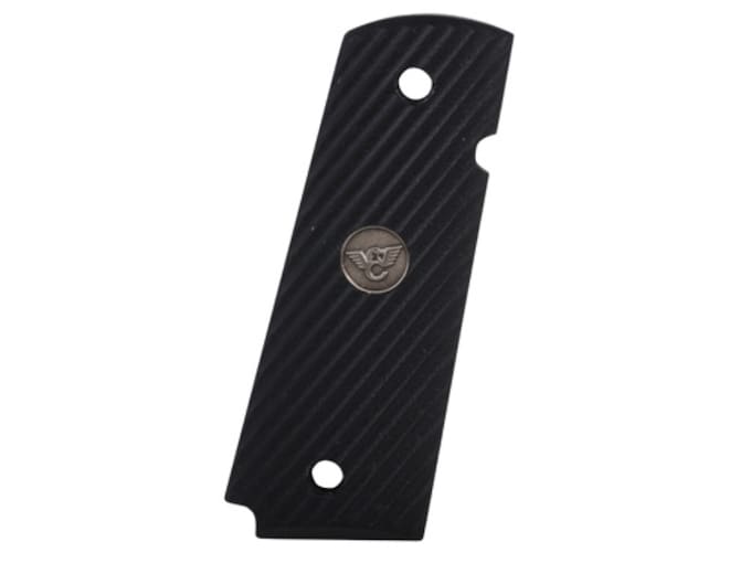 Wilson Combat Grips 1911 Government, Commander Diagonal Checkered G10 Black