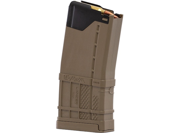 Lancer Systems L5 AWM 10/20 Advanced Warfighter Magazine AR-15 223 Remington, 5.56x45mm, 300 AAC Blackout 10-Round Polymer