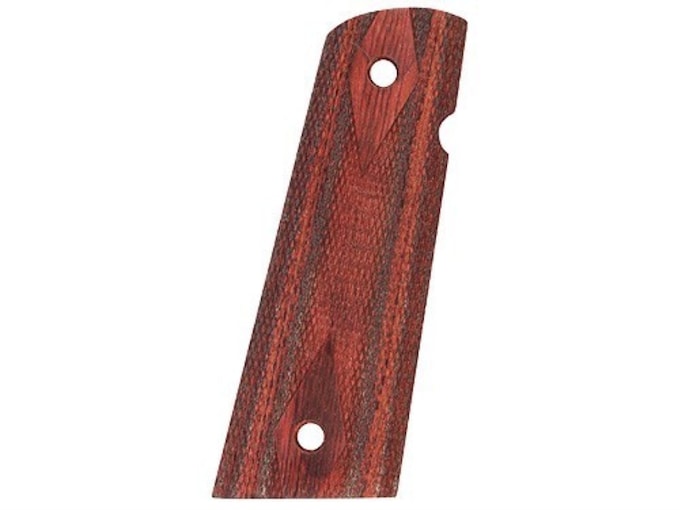 Hogue Fancy Hardwood Grips 1911 Government, Commander with Extended Magazine Well Checkered